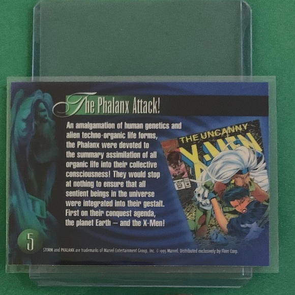 STORM #5 1995 Flair Marvel [Annual] Comic Book Trading Card - Picture 2 of 2